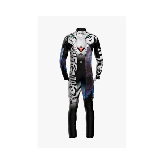 G-Style USA Tuta Royal Floral Tiger – Felpa E Pantaloni, Strisce Oro Metallizzato, 60% Cotone 40% Poliestere