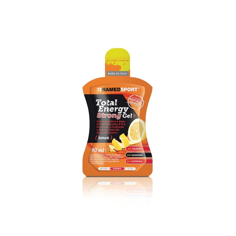Total Energy Strong Gel 40Ml Gusto Limone Con Caffeina