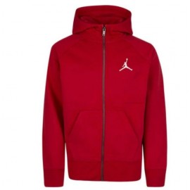 Nike Jordan Jumpman Fleece Full Zip Felpa Zip Capp Rossa Junior Bimbo-Giuglar Shop