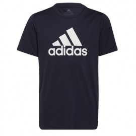Adidas Junior B Bl T-Shirt M/M Poliestere Blu Logo Bianco Junior Bimbo - Giuglar Shop