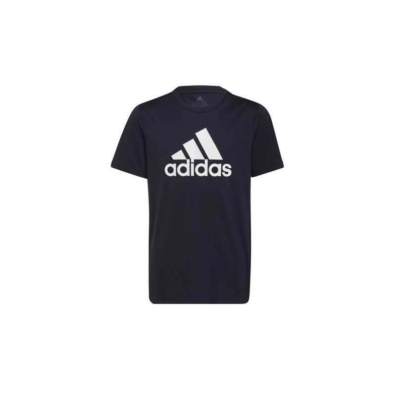 Adidas Junior B Bl T-Shirt M/M Poliestere Blu Logo Bianco Junior Bimbo - Giuglar Shop