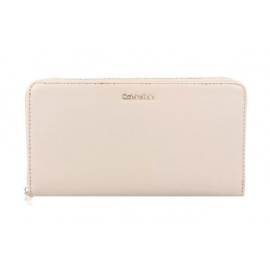 Calvin Klein Accessori Ck Must Z/A Wallet Xl Taupe Portafogli Zip Beige - Giuglar Shop