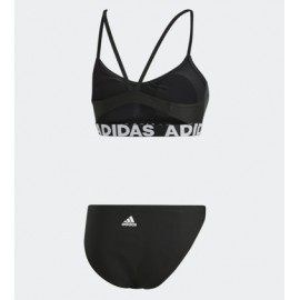 Adidas Bw Branded Bikini Top+Slip Nero Elastico Parlato Donna - Giuglar Shop
