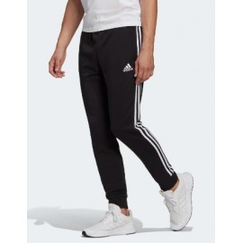 Adidas M 3S Ft Tc Pt Black/White Pantalone Cotone Garzato Nero Uomo-Giuglar Shop