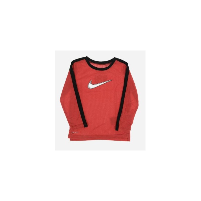 Nike Junior B Nk All Day Play Ls Knit Top T-Shirt M/L Rossa Baby Bimbo - Giuglar Shop