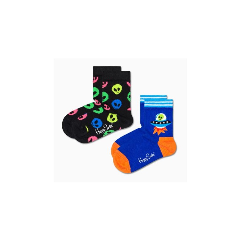 Happy Socks 2 Pack Kids Alien Sock - Giuglar Shop