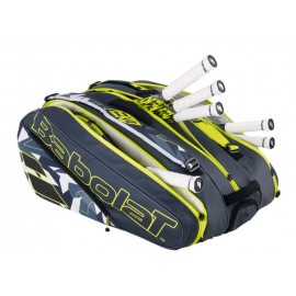 Babolat Rh X 12 Pure Aero Borsone Tennis Grey/Yellow/White - Giuglar Shop