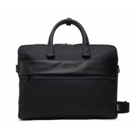 Calvin Klein Jeans Calvin Klein Accessori Ck Remote Laptop Bag W/Sleeve Ck Black Porta Pc Nylon Nera - Giuglar