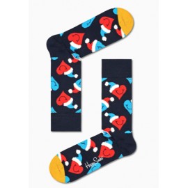 Happy Socks Santa Love Smiley Sock Natale - Giuglar Shop