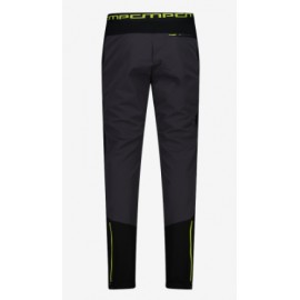 Cmp Pantalone Outdoor Stretch Grigio/Nero Zip Giallo Fluo Uomo - Giuglar Shop