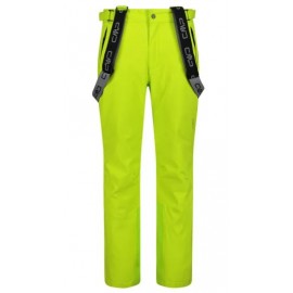 Cmp Pantalone Sci Con Bretelle Stretch Verde Lime Uomo - Giuglar Shop