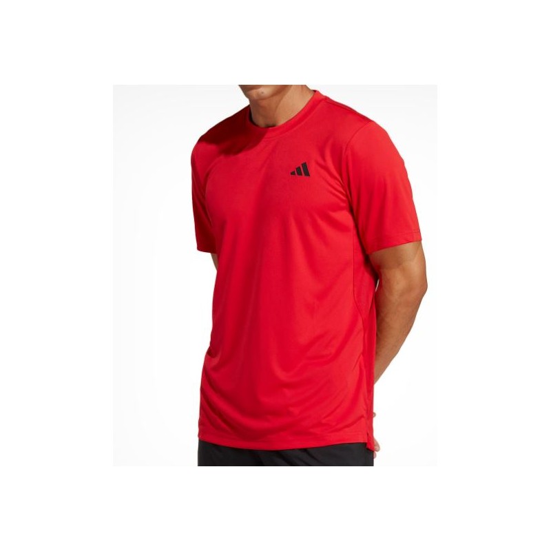 Adidas Club Tee Better Scarlet T-Shirt M/M Tennis Rossa Uomo - Giuglar