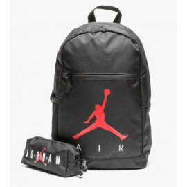 Nike Jordan School Backpack W/Pencil Case Black Zaino Nero - Giuglar
