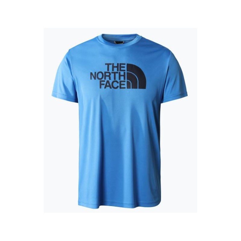 The North Face MenS Reaxion Easy Tee T-Shirt M/M Dri Fit Azzurra Logo Uomo - Giuglar