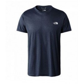 The North Face MenS Reaxion Amp Crew T-Shirt M/M Poliestere Blu Mel Uomo - Giuglar