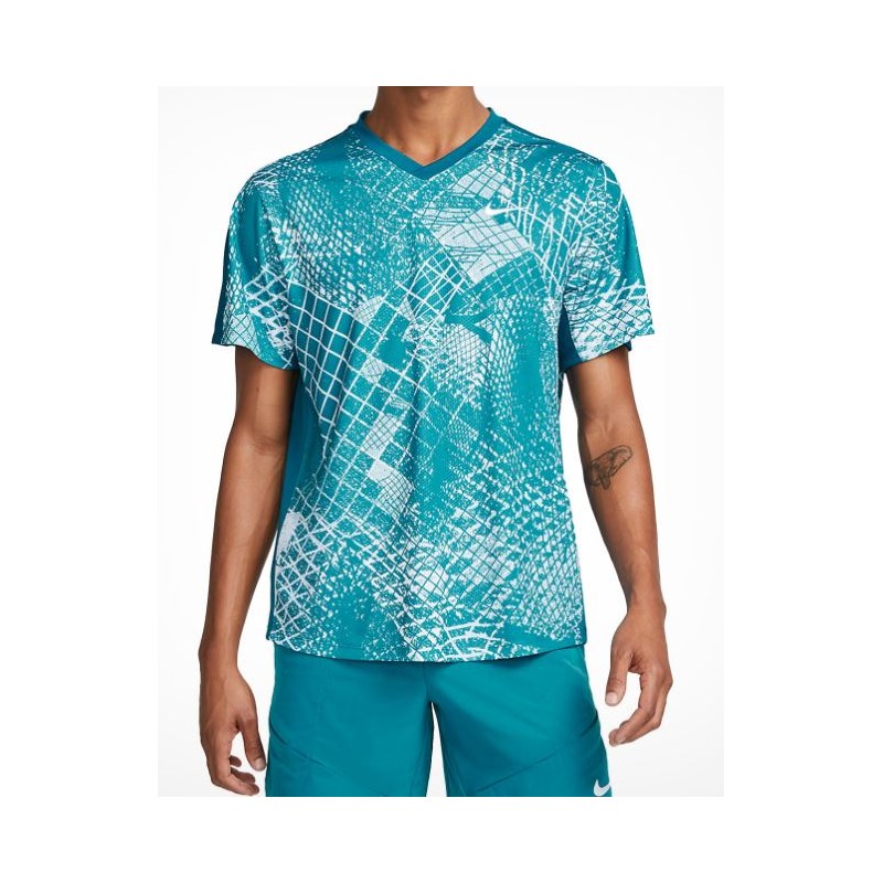Nike M Nkct Df Victory Top Novelty Green T-Shirt Tennis Fant Uomo - Giuglar