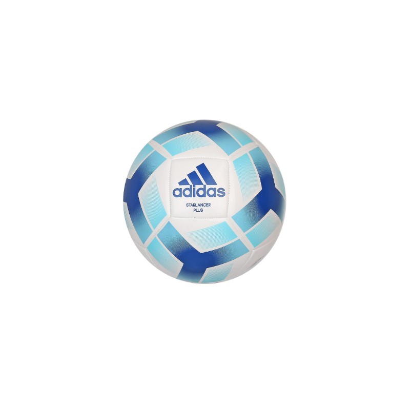 Adidas Starlancer Plus White/Royalblue/Brcyan Pallone Calcio-Giuglar