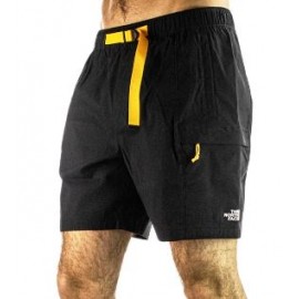 The North Face MenS Class V Belted Short Nero Cintura Gialla Uomo - Giuglar