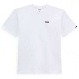 Vans Mini Script-B White T-Shirt M/M Bianca Logo Piccolo Petto Uomo - Giuglar
