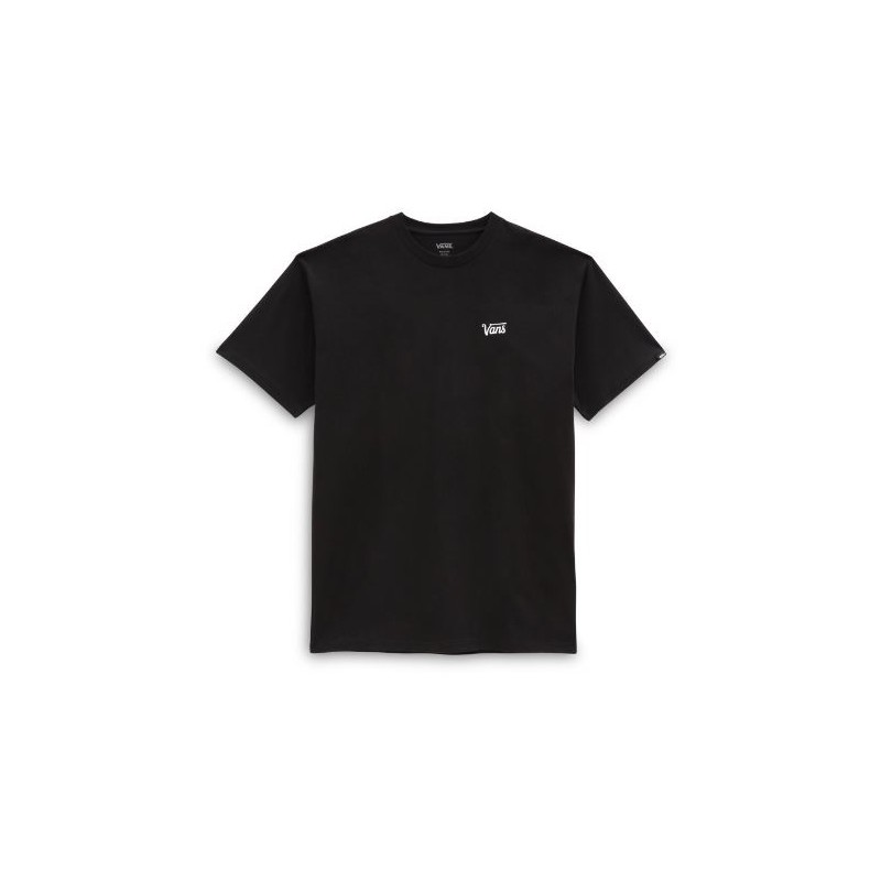 Vans Mini Script-B Black T-Shirt M/M Nera Logo Piccolo Petto Uomo - Giuglar