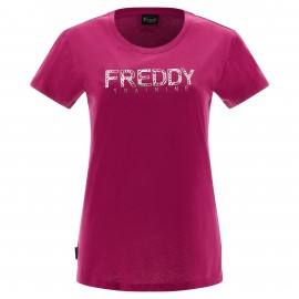 Freddy Training Evolution T-Shirt M/M Fuxia Stampa Arg Donna - Giuglar Shop