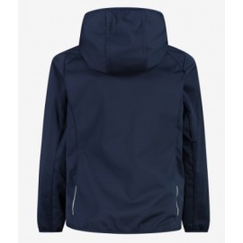 Cmp Kid G Jacket Fix Hood Blu Scuro/Rosa Junior - Giuglar Shop