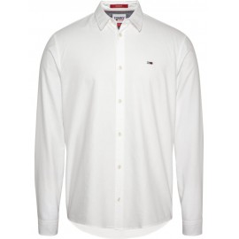 Tommy Jeans Tjm Classic Oxford Shirt Camicia Bianca Uomo - Giuglar Shop