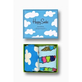 Happy Socks 2-Pack Sunny Day Socks Gift Set 2 Calze Gelati/Nuvole - Giuglar Shop