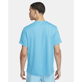 Nike M Nk Df Uv Miler Ss T-Shirt M/M Azzurra Uomo - Giuglar Shop
