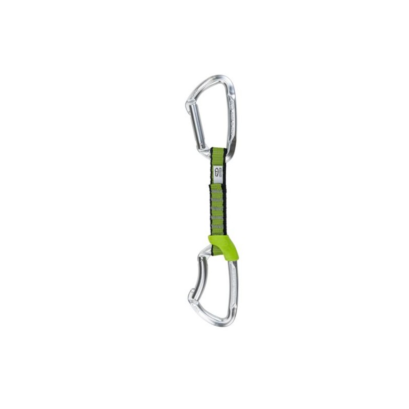 Climbing Technology Lime Set Ny 12 Rinvio Moschettoni Alluminio 12Cm - Giuglar