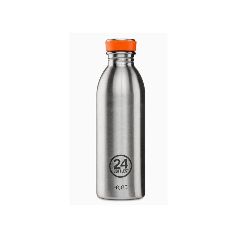 24bottles Urban Bottle 050 Brushed Steel - Giuglar