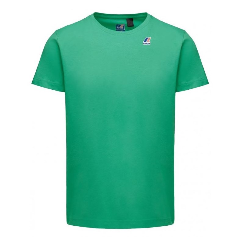 K-way Le Vrai Edouard Green T-Shirt M/M Uomo - Giuglar