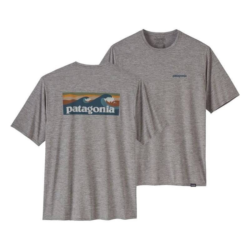 Patagonia M'S Cap Cool Daily Graph T-Shirt M/M Capilene Grey Melange Uomo - Giuglar Shop