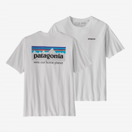 Patagonia M'S P-6 Mission Organic T-Shirt M/M White Uomo - Giuglar Shop