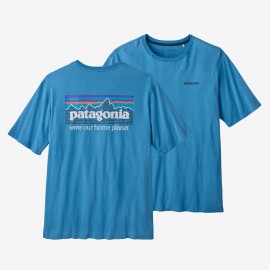 Patagonia M'S P-6 Mission Organic T-Shirt M/M Anacapa Blu Uomo - Giuglar Shop