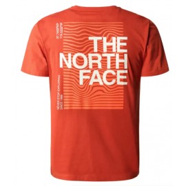 The North Face M Foundat Grph Rusted Bronze T-Shirt M/M Arancio Stamp Retr Uomo - Giuglar Shop