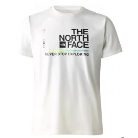 The North Face M Foundation Graph Gardenia White T-Shirt M/M Bianca Stampa Uomo - Giuglar Shop