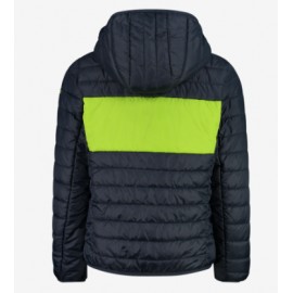 Cmp Kid Jacket Fix Hood 100 Gr Imbott Ovatta Blu/Verde  Junior Bimbo - Giuglar Shop