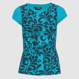 Karpos Loma Print W Jersy Blue Atoll/Sky Captain T-Shirt M/M Fant Donna - Giuglar Shop