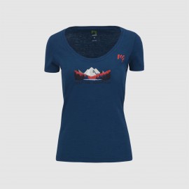 Karpos Ambretta W T-Shirt M/M Gibraltar Sea Blu Stampa Donna - Giuglar Shop