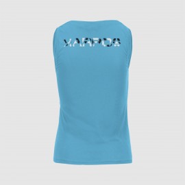 Karpos Loma W Sleevel Blue Atoll/Sky C/Wht T/Shirt S/Maniche Azz Donna - Giuglar Shop