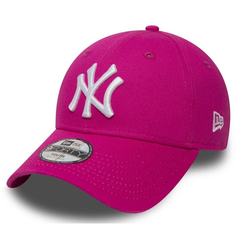 New Era New York Yankees Pnkwhi Cappell Ala Curva Rosa Ny Bia Junior - Giuglar