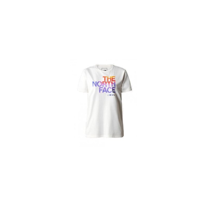 The North Face WomenS Foundation Graphic Tee T-Shirt M/M Gardenia/White Donna - Giuglar