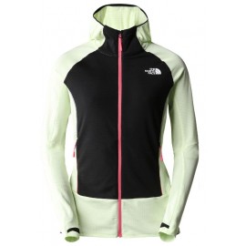 The North Face WomenS Bolt Polartec Hoodie Lime Cream/Tnf Black Donna - Giuglar