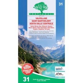 Fraternali Editore Cartina Valpelline / Aosta-Valle Centrale - Giuglar