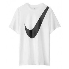 Nike M Nsw Tee Hbr Swoosh T-Shirt M/M Grande Swoosh Bianco Uomo - Giuglar