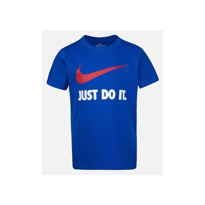 Nike Junior Nkb Swoosh Jdi Ss Tee T-Shirt M/M Blu Royal Junior - Giuglar