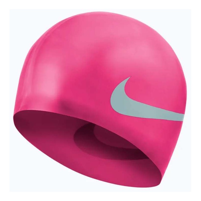 Nike Silicone Cap Cuffia Piscina Rosa Logo - Giuglar