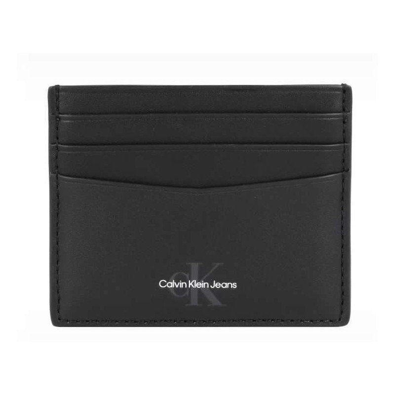 Calvin Klein Accessori Monogram Soft Cardcase Black Portatessere Nero Uomo - Giuglar