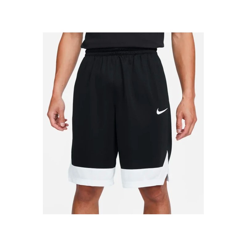 Nike M Nk Df 11In Short Black/White/White Basket Nero/Bianco Uomo - Giuglar